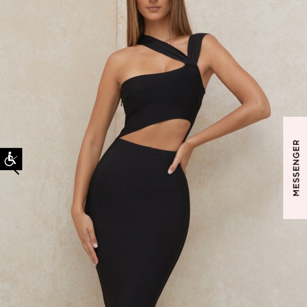 COPY - House of CB “AINA” Black Bandage Dress